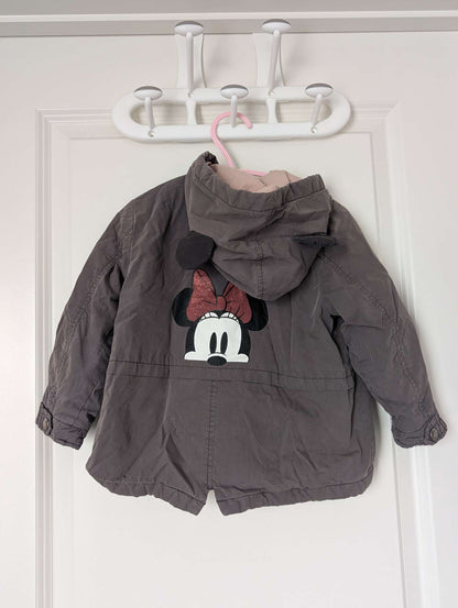 Warm toddler jacket MINNIE - size 2, Kids 2T