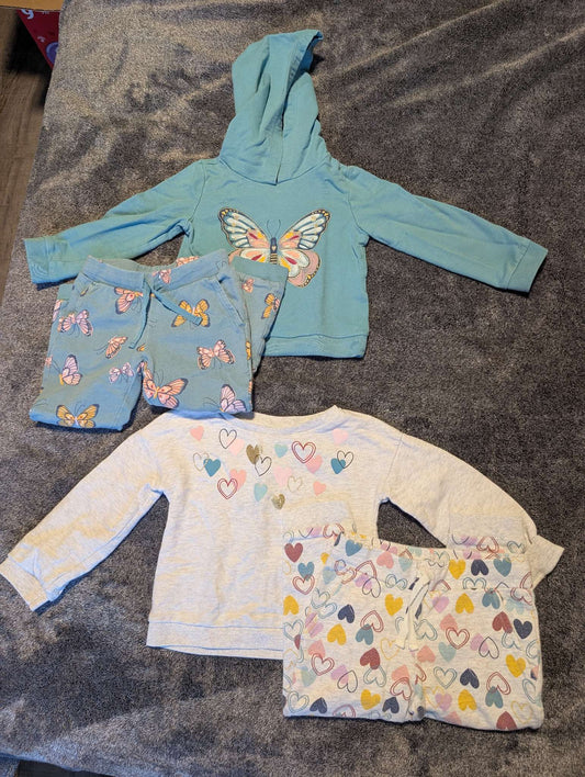 Sweat pants and shirt - size 3 , Kids 3T
