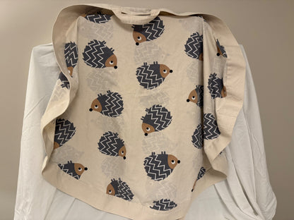 3Sprouts Play Mat/Toy Bag (Hedgehog Print)