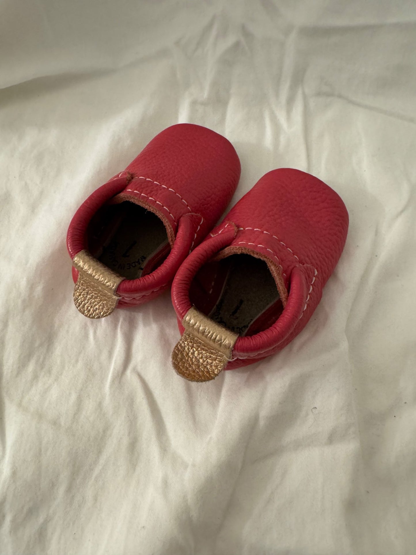 Minimoc leather slippers, Shoes 1 (Baby: 0-12 mth)