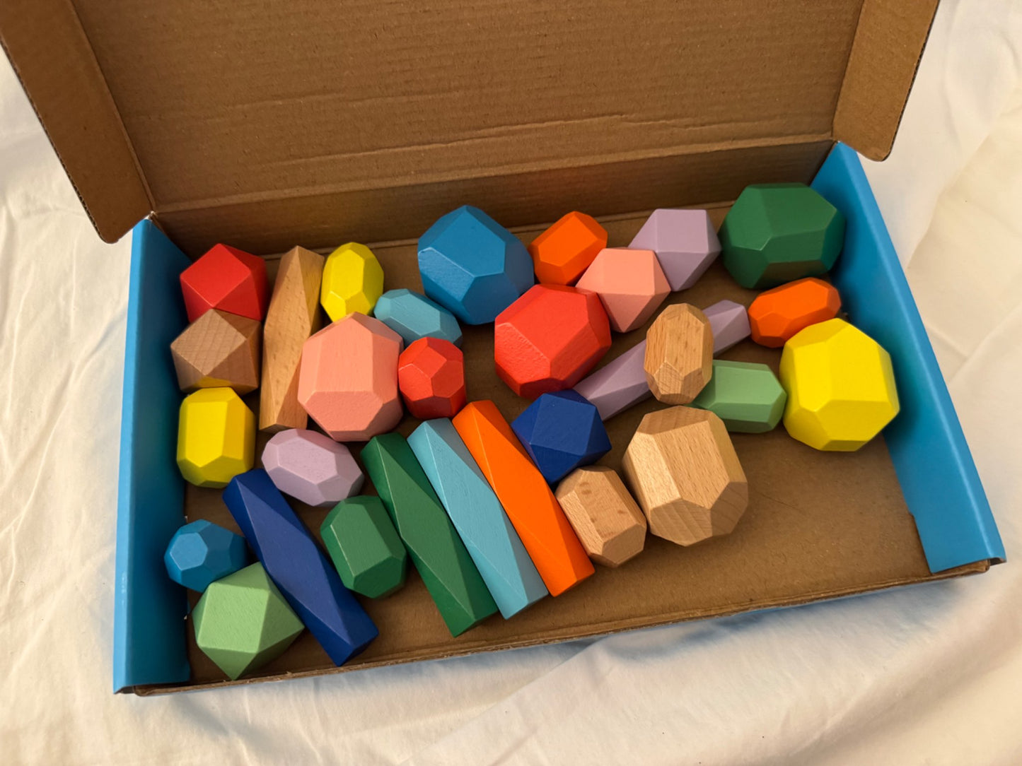 Mastermind Toys Stacking Wooden Rock Set