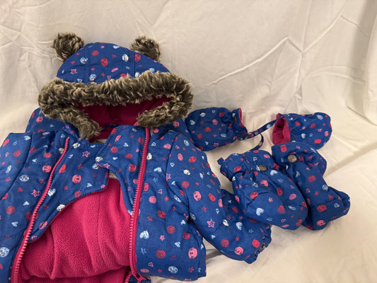 Gusto Winter Baby Snowsuit, Kids 12 Month (9-12M)