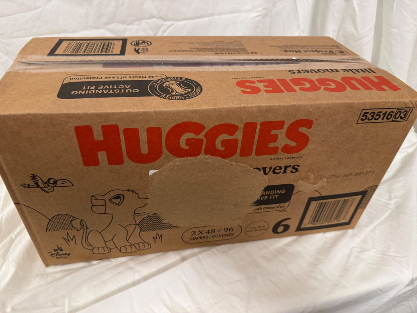 Huggies Little Movers (Size6)