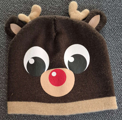 Reindeer hat and mittens