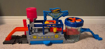 Hot Wheels Mega Car Wash Playset