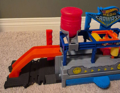 Hot Wheels Mega Car Wash Playset