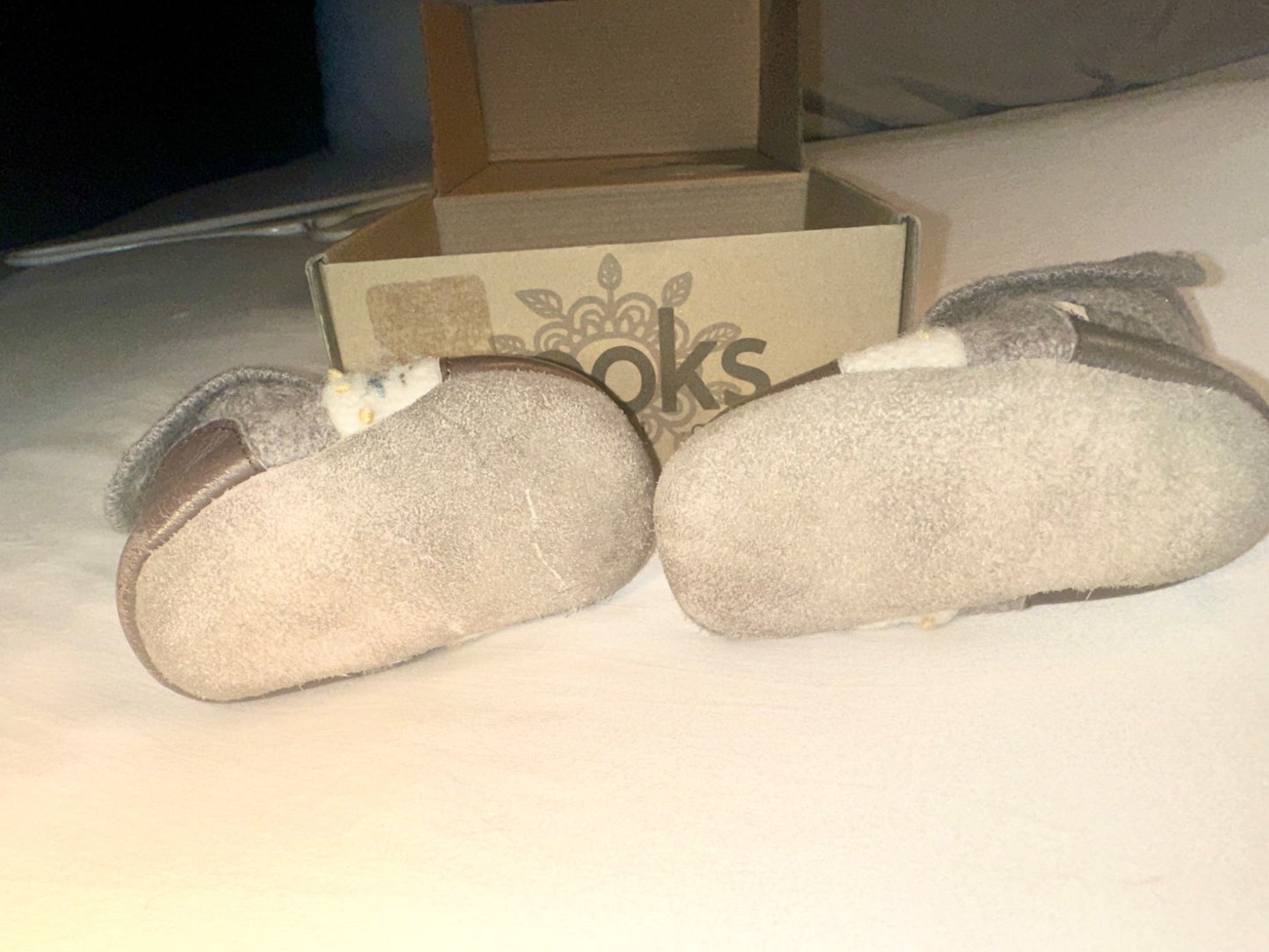 Nooks Caribou Felted Wool Booties, Shoes 4 (Baby: 0-12 mth)