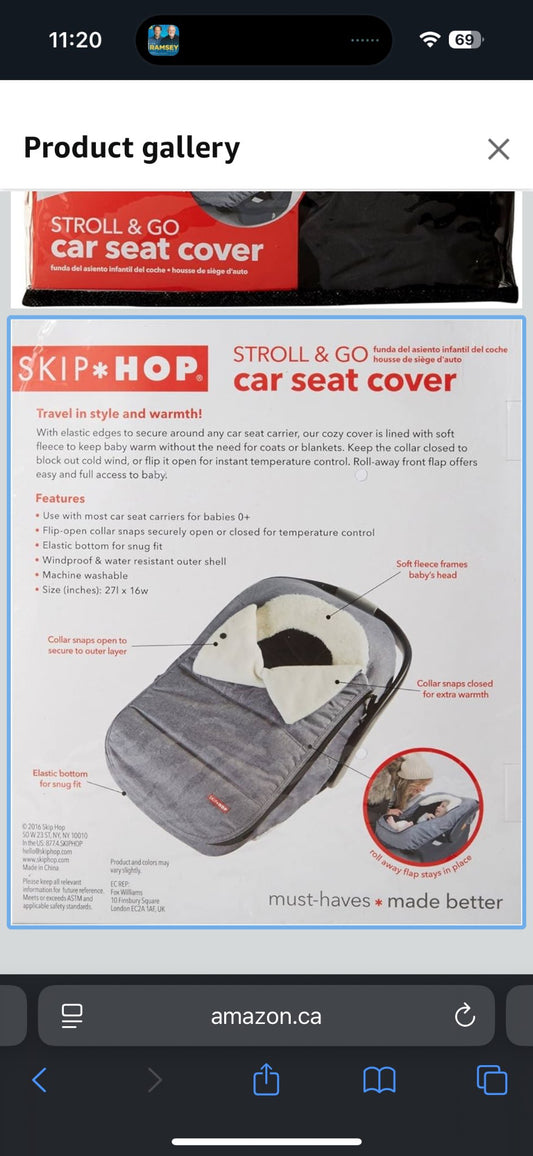 Skip Hop Car Seat Cover