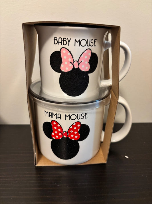 Minnie mom and baby coffee cups