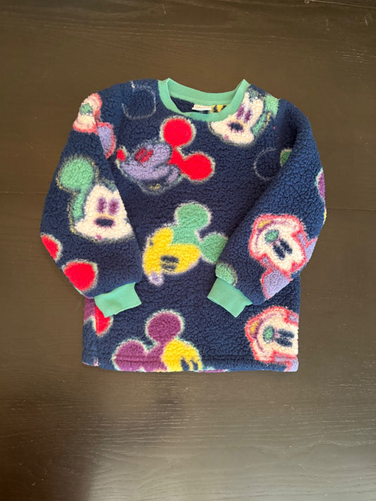 Disney Mickey fleece crewneck kids MED, Kids 10 (medium)