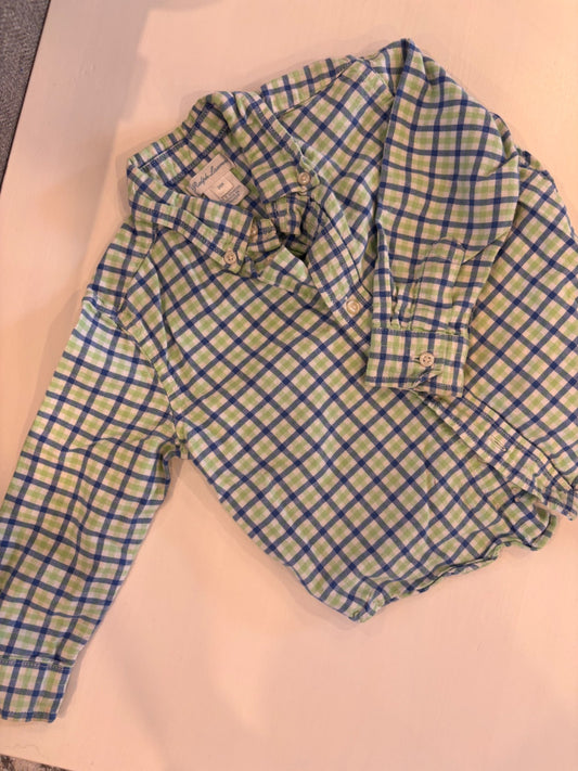 Plaid Green Ralph Lauren Shirt 24 months, Kids 24 Month (18-24M)