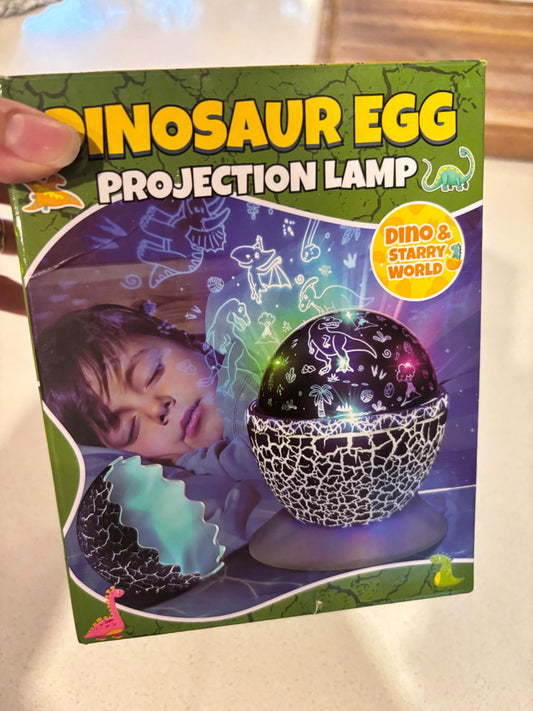 Dinosaur Egg Projection Night Light