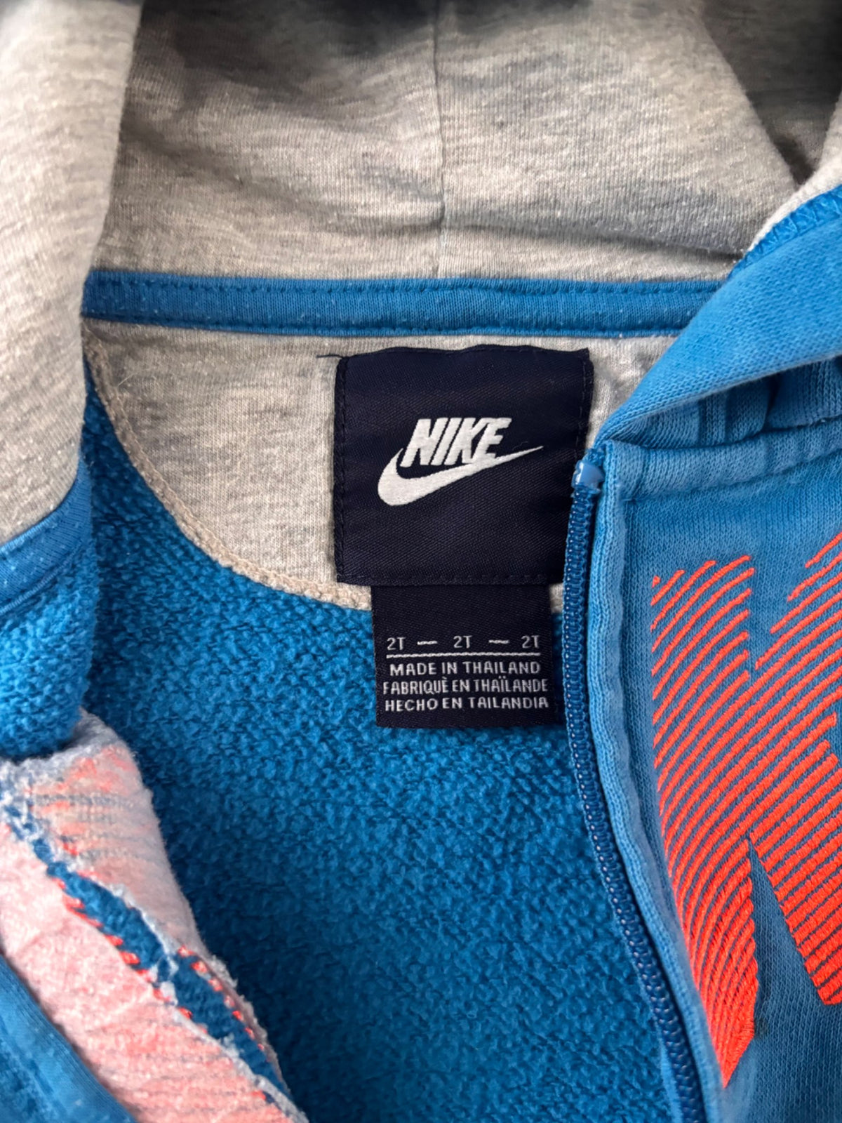 Blue Nike toddler hoodie 2T, Kids 2T