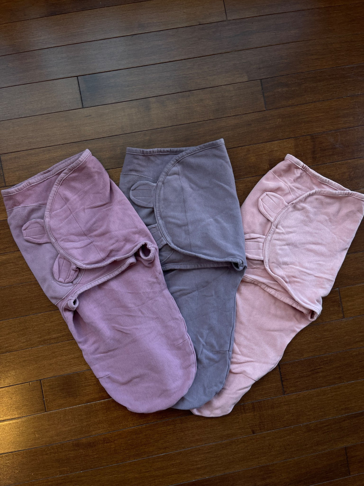 Set of 3 Comfy Cubs Swaddles, 0-6 Months (Small)