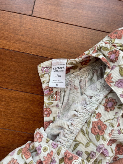 Corduroy Fall Outfit , Kids 12 Month (9-12M)