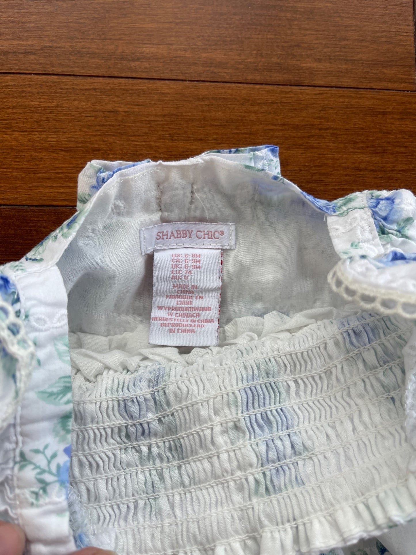 Shabby Chic Floral Dress, Kids 9 Month (6-9M)