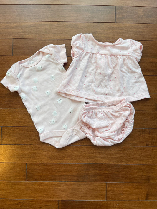 Pink Newborn Outfit, Kids Newborn