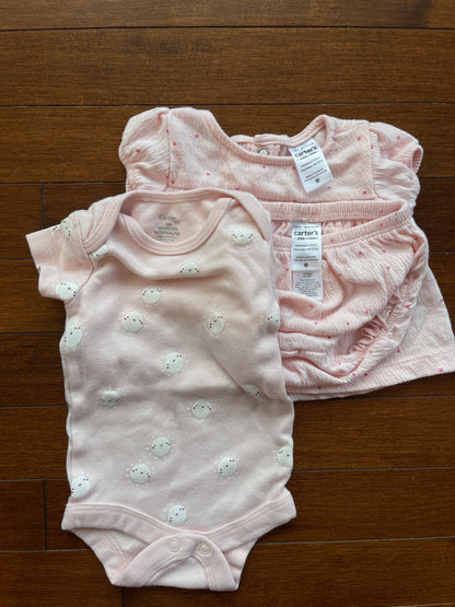 Pink Newborn Outfit, Kids Newborn