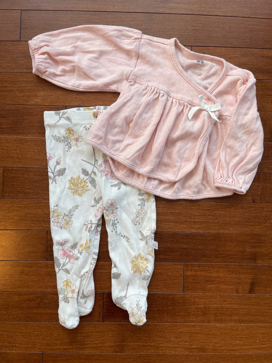 Floral 2-Piece Set, Kids 6 Month (3-6M)