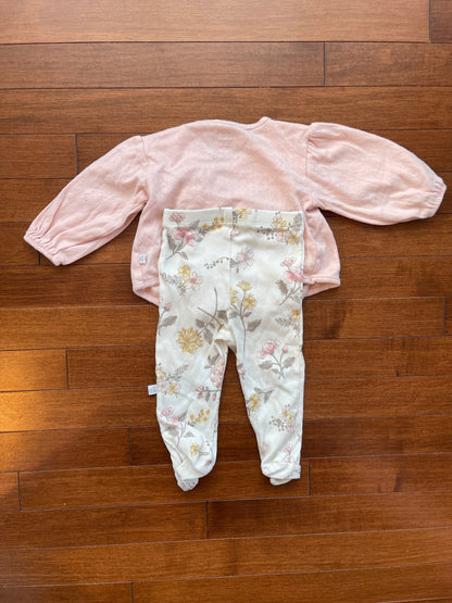 Floral 2-Piece Set, Kids 6 Month (3-6M)