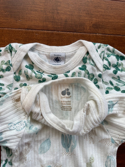 Cactus Onesies, Kids 3 Month (0-3M)
