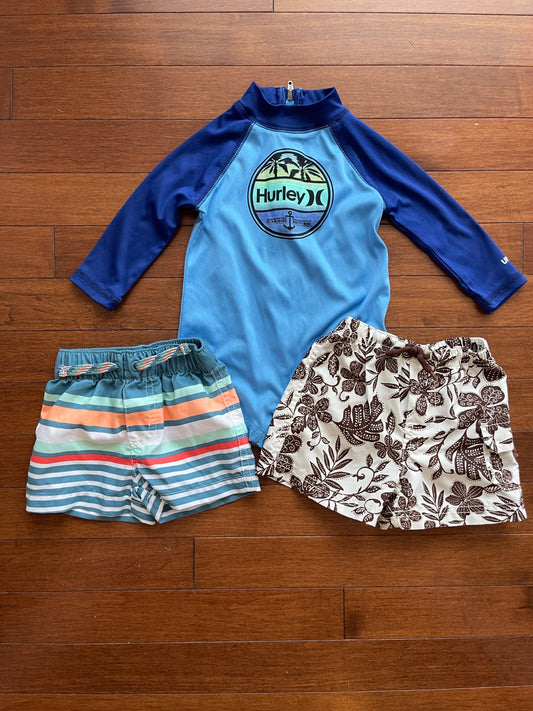 Mixed Bundle of Swimsuits 0-3m, Kids 3 Month (0-3M)