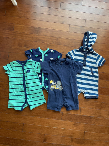 Mixed Bundle of Rompers, Kids 6 Month (3-6M)