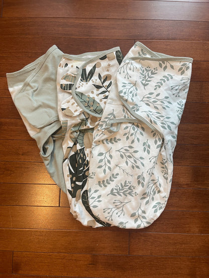 Sleep Swaddle Set of 3, 0-3 Months (Newborn)