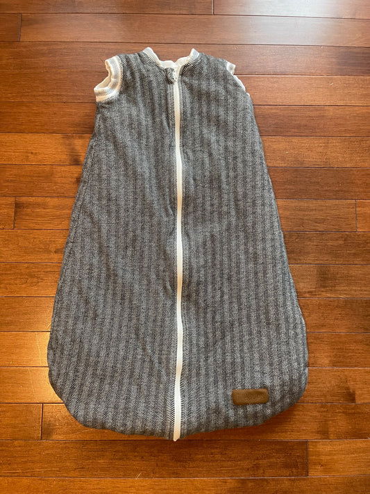 Juddlies 2.5 TOG Grey Harringbone Sleep Sack, 0-6 Months (Small)
