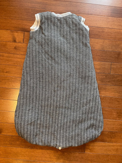 Juddlies 2.5 TOG Grey Harringbone Sleep Sack, 0-6 Months (Small)