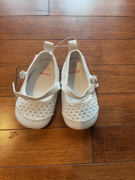 Mexx White Mary Jane Dress Shoes, Shoes 3 (Baby: 0-12 mth)