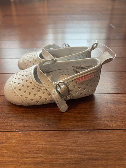 Mexx White Mary Jane Dress Shoes, Shoes 3 (Baby: 0-12 mth)