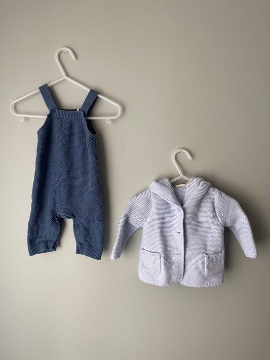 Blue Knit Baby Gap , Kids 3 Month (0-3M)