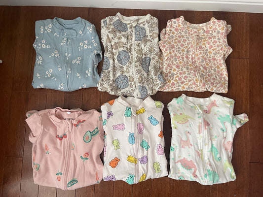 0-3 Month Girls Sleeper Bundle! , Kids 3 Month (0-3M)