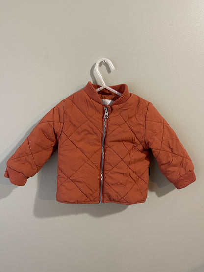 6-12 month Burnt Orange puffer jacket, Kids 9 Month (6-9M)