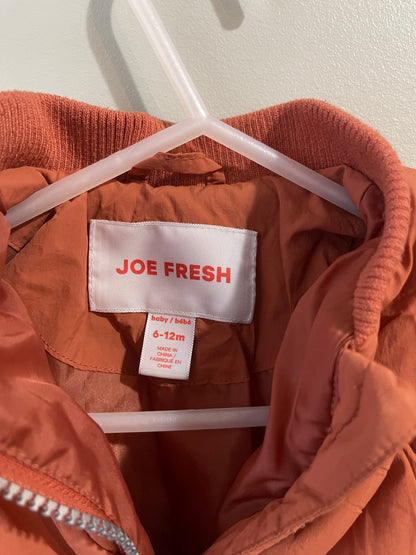 6-12 month Burnt Orange puffer jacket, Kids 9 Month (6-9M)