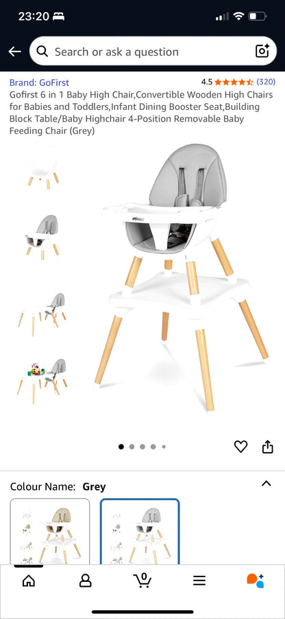 Convertible High Chair