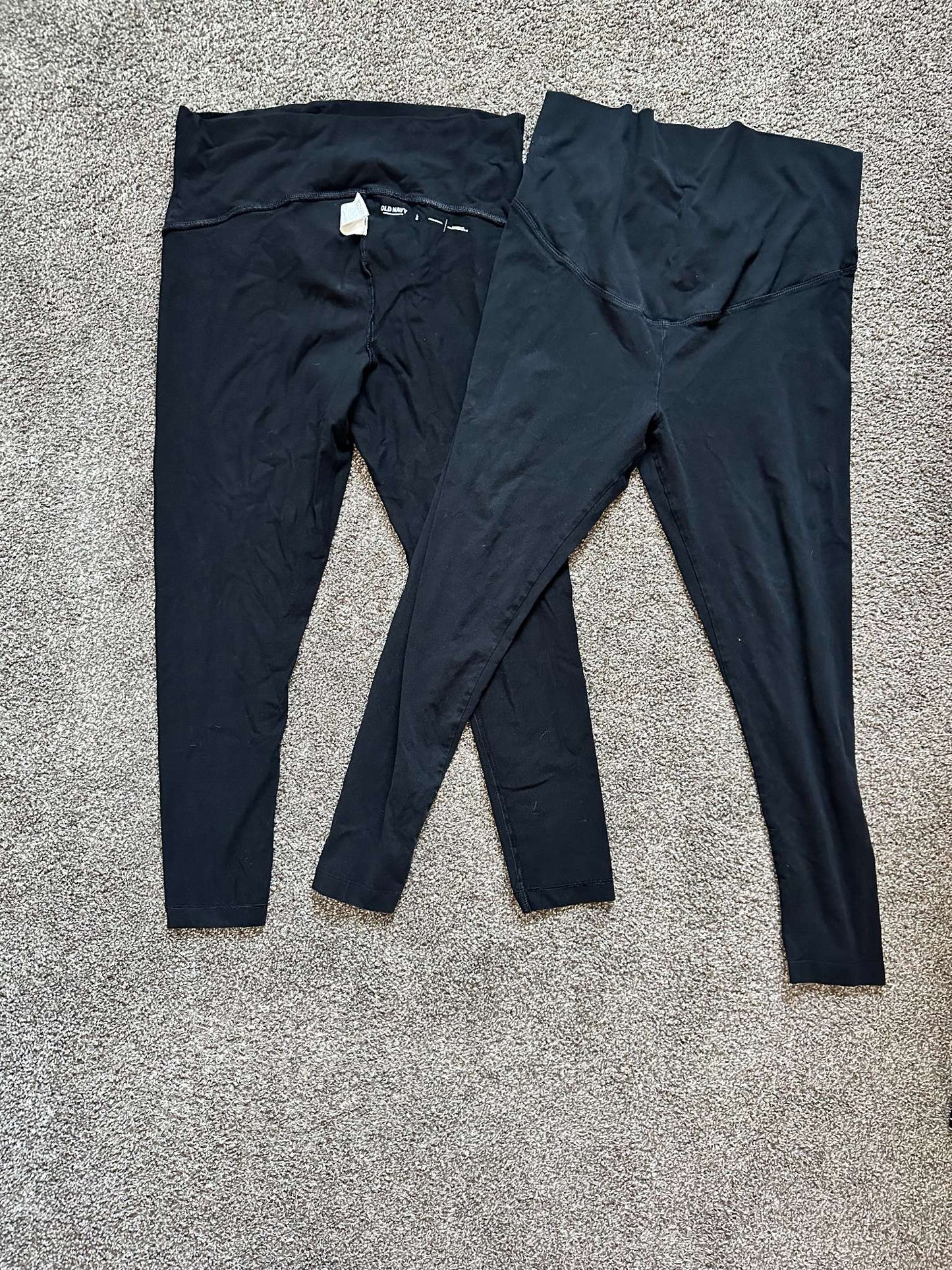 Two pairs of maternity leggings, Maternity L (12-14)