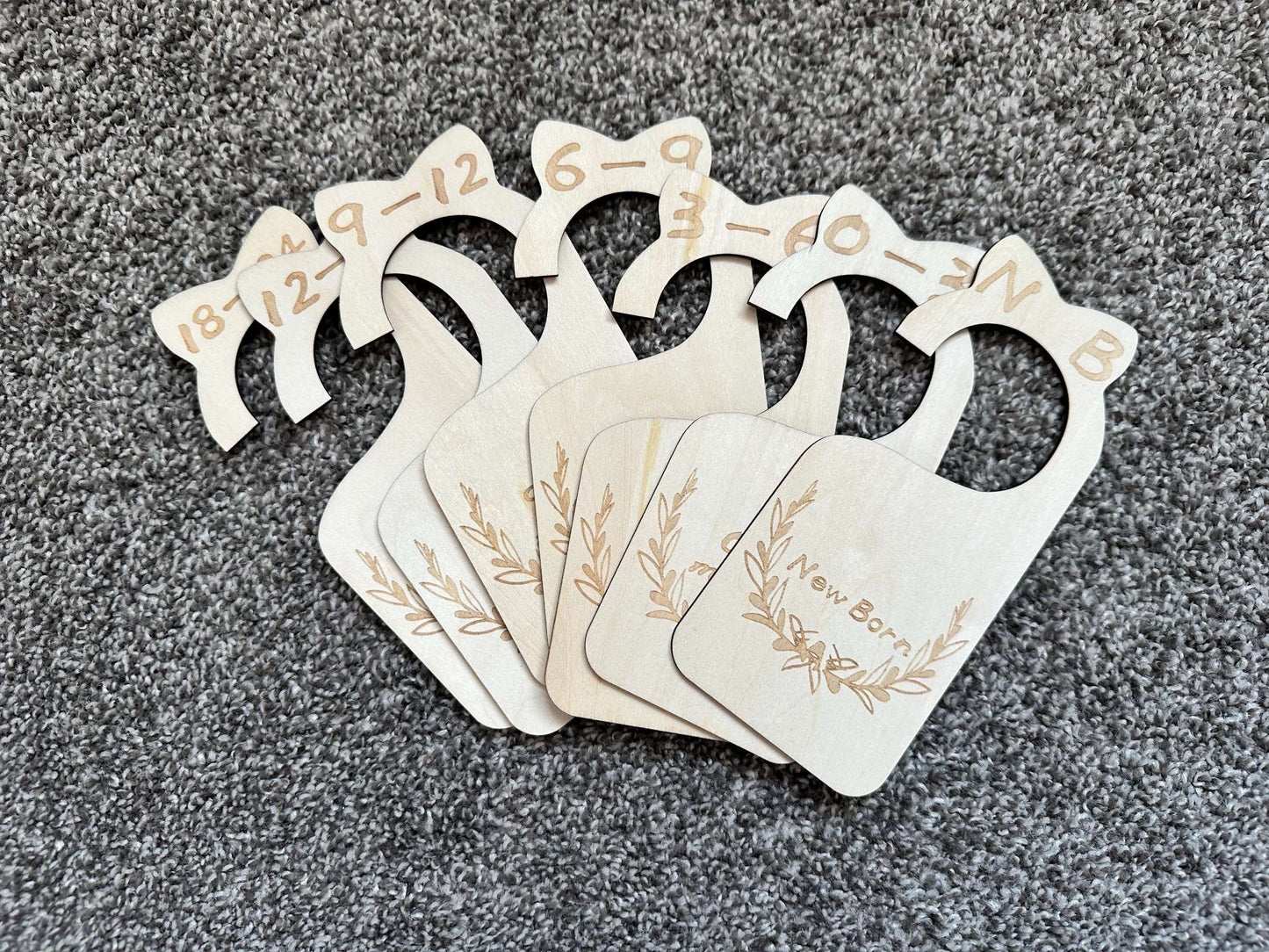 Wooden Baby Closet Dividers