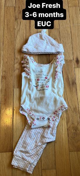 3-6 months 3 piece set, Kids 6 Month (3-6M)