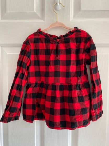 Gap Plaid Long sleeve (5T) , Kids 5/5T (extra small)