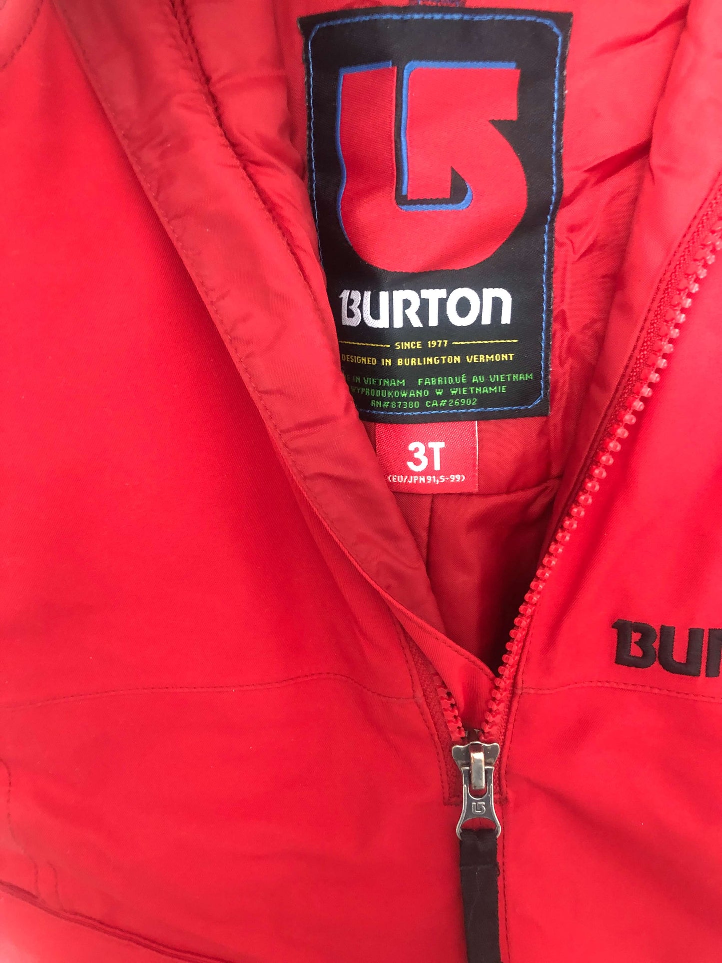 Burton snowpants, Kids 3T