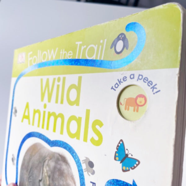 Follow the Trail Board Books: Farm & Wild Animals