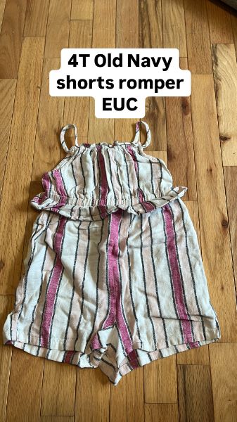 4T Shorts Romper, Kids 4/4T