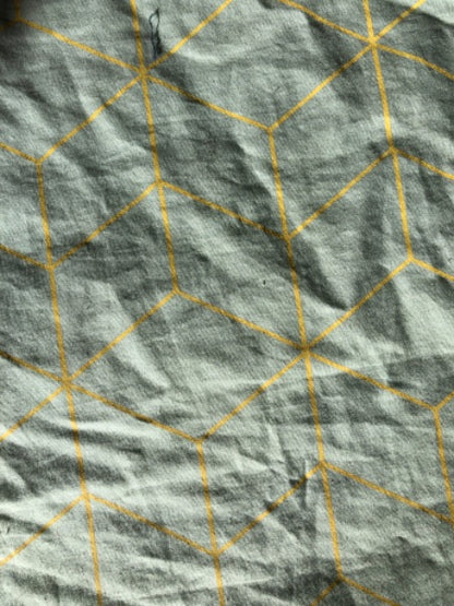 Organic cotton twin duvet cover