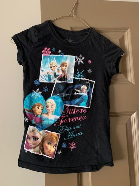 Three t-shirts  - Disney Frozen and Monster High