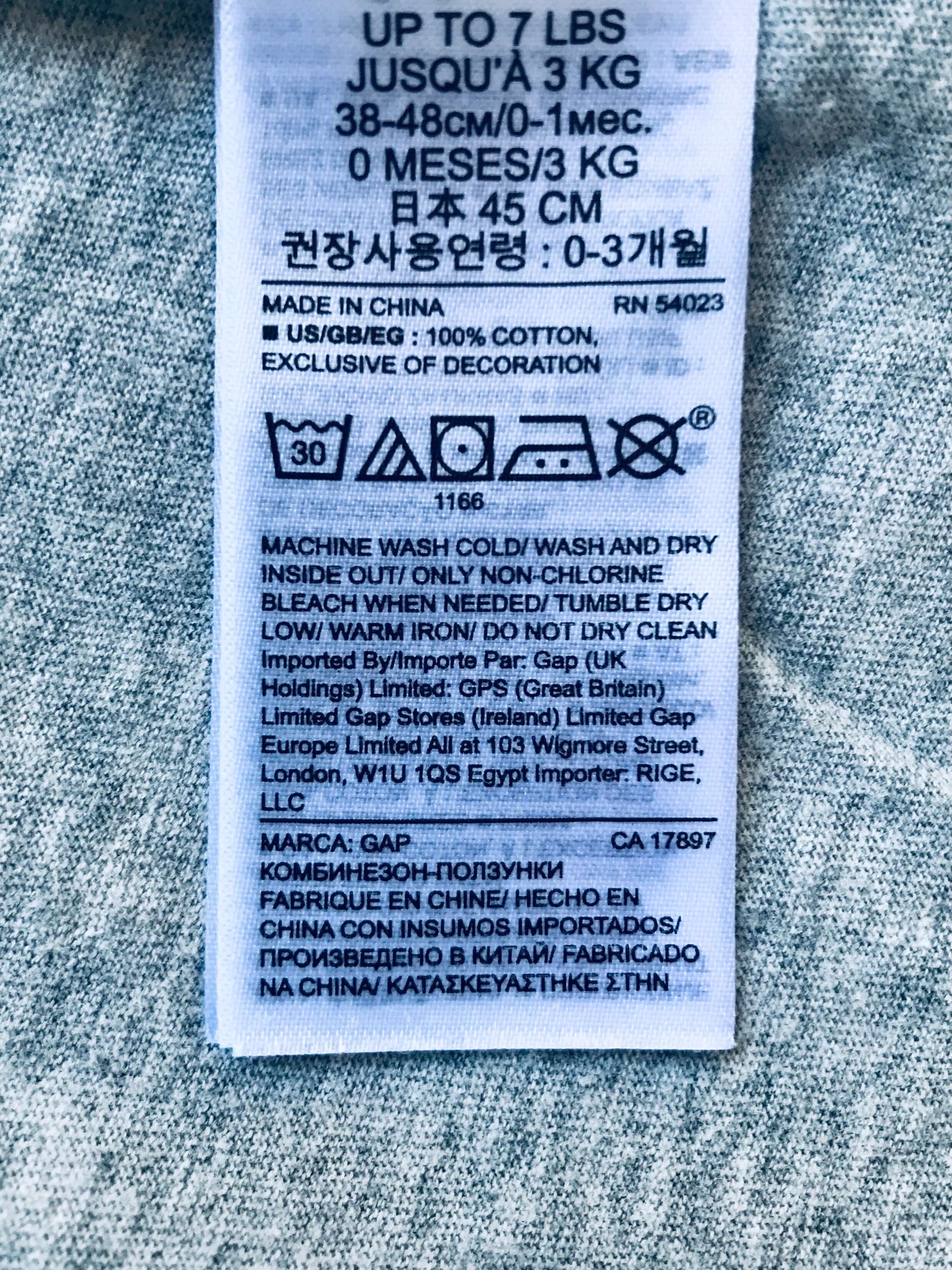 Baby Gap Star Romper, Kids Newborn