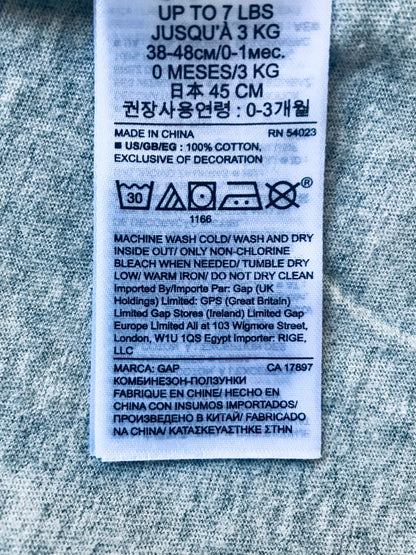 Baby Gap Star Romper, Kids Newborn