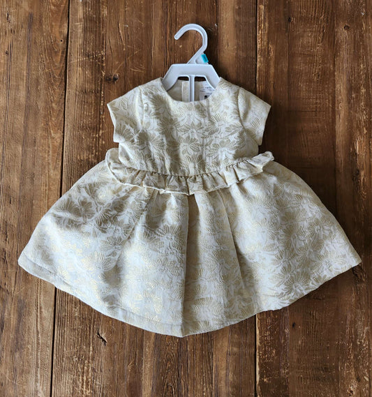 Carter's, 6 months, Jacquard party dress, Like new, Kids 6 Month (3-6M)