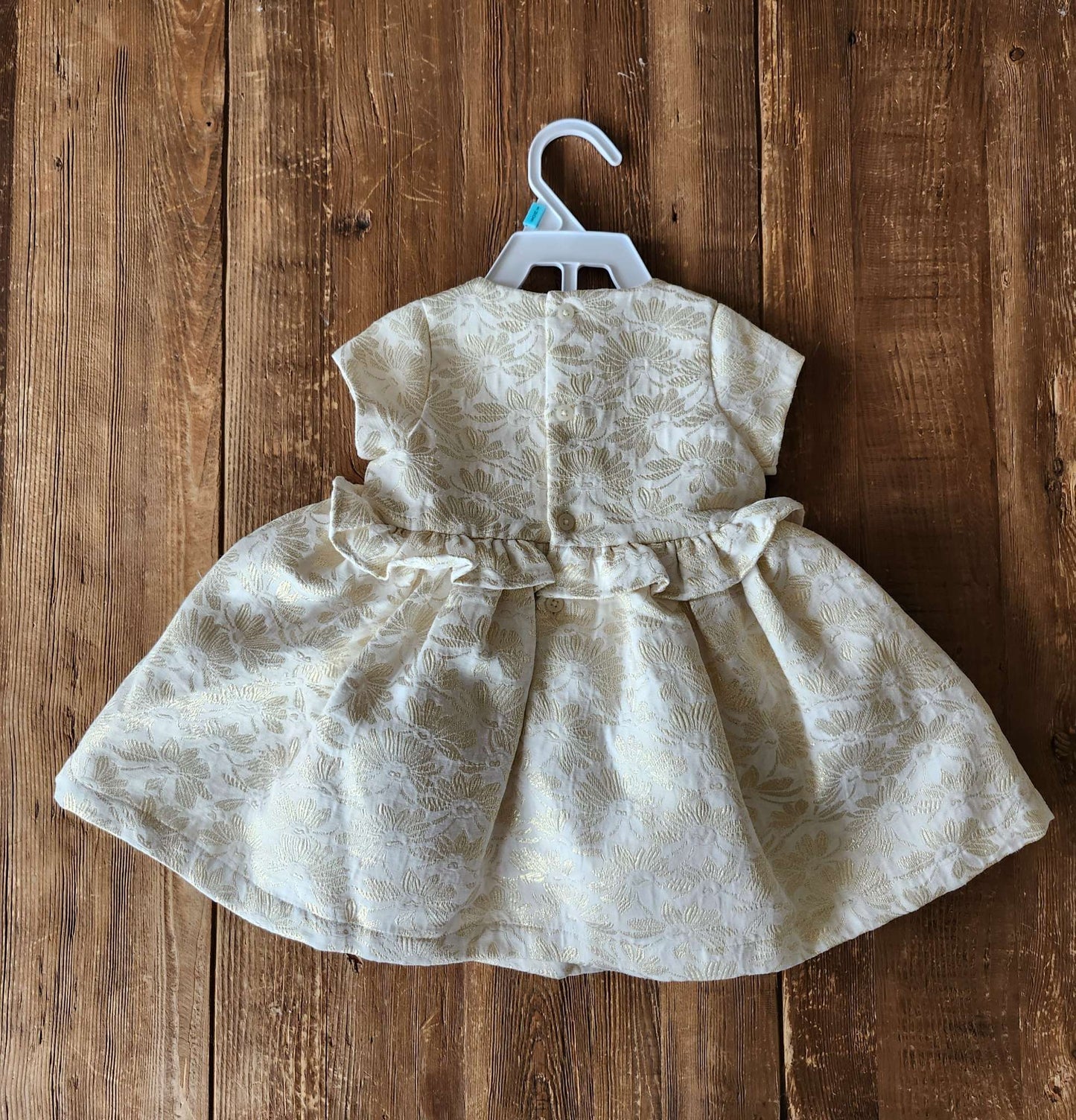Carter's, 6 months, Jacquard party dress, Like new, Kids 6 Month (3-6M)